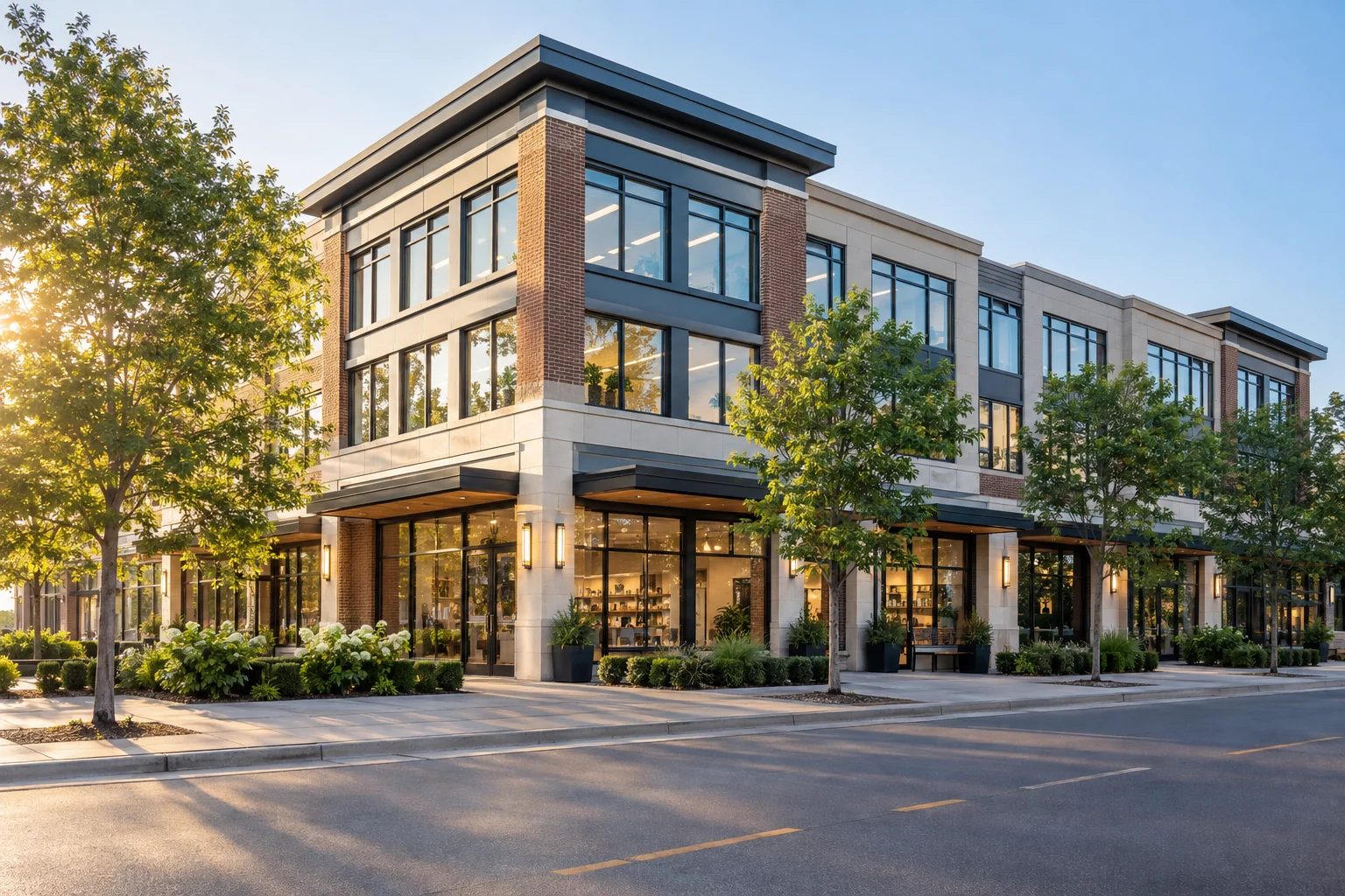 Illustrative mixed-use property representing a DST-to-OP-unit transition